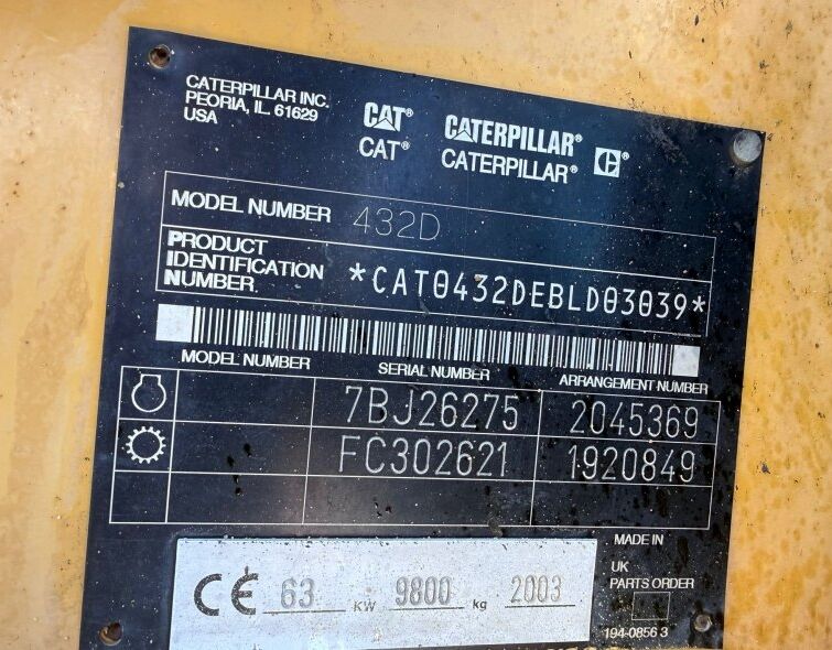 CATERPILLAR  432D
